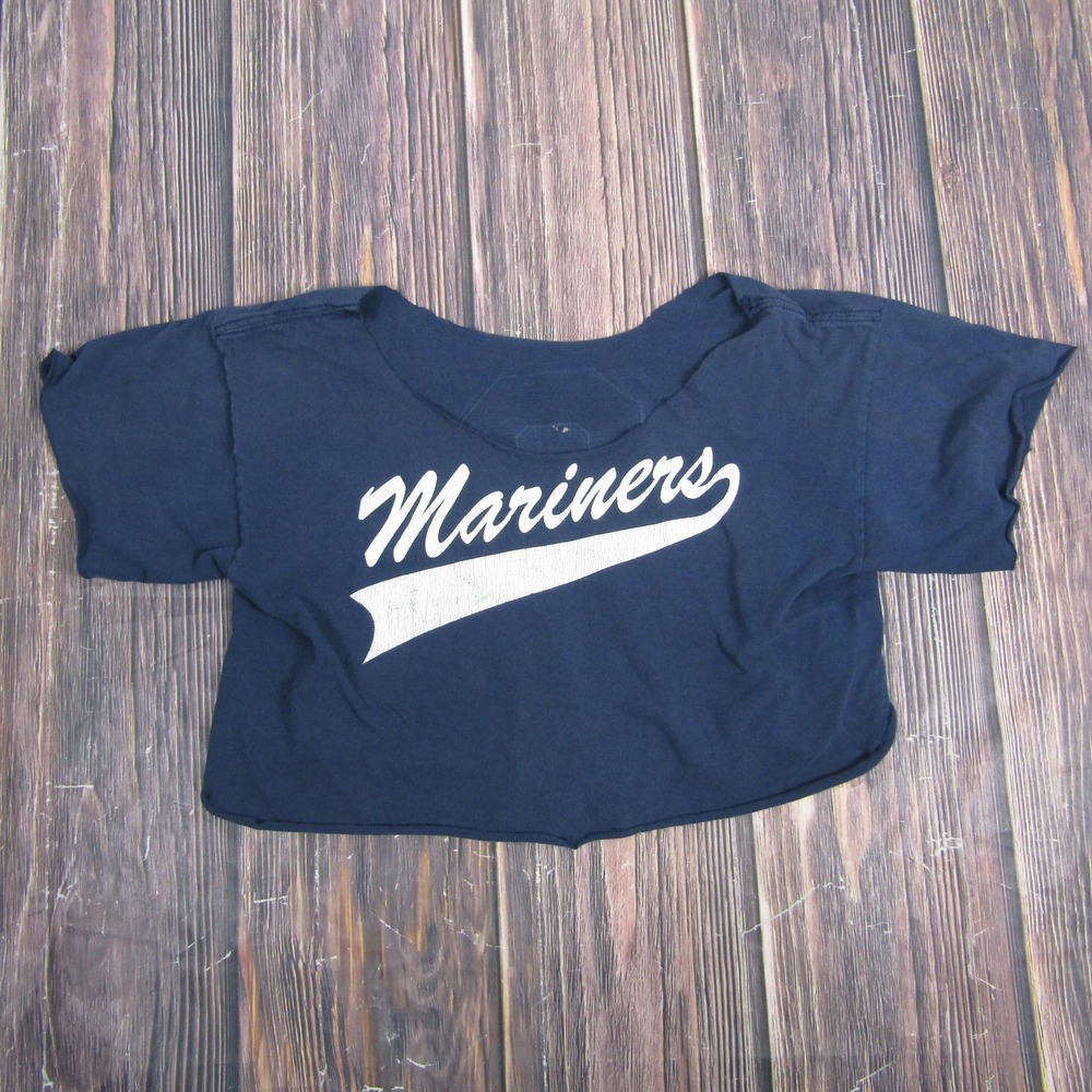 Mariners Shirt Mens Medium Navy Blue Baseball Jersey Tee MLB #8‎